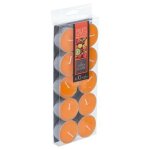 Comptoirdelabougie - lot de 10 bougies chauffe - plat parfumes 3, 7cm fruits exotiques