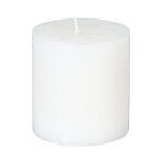 Comptoirdelabougie - bougie ronde 'rustic' 7cm blanc