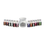 Brle - parfum & 12 flacons d'huiles 10ml blanc
