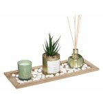 Coffret senteur 8 pi�ces  plume  36cm eucalyptus