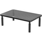 Computer monitor stand for desk, adjustable laptop riser, desk monitor stand underneath storage for office, ...