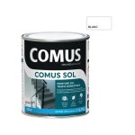Comus - sol blanc 0. 75l peinture pour sols intrieurs et extrieurs, trafic domestique