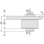 Comunello - gond haut reglable 85m - communello