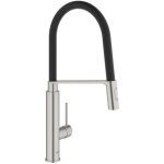 Concetto - mitigeur d'�vier, avec bec orientable et inverseur, supersteel 31491dc0 - grohe