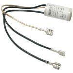 Condensateur anti - parasitaire 0. 1�f (481912118063, 75x2038) lave - vaisselle aeg, ariston hotpoint, ...