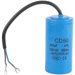 Condensateur de d�marrage 200�f 250v ac avec c�ble - parfait pour moteurs et compresseurs d'air