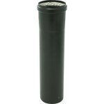 Ten - conduits pellets - email noir mat tuyau 33 cm noir mat d 100 + joint a levres ref. 341339