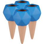 C�ne d'arrosage en argile, lot de 4, boules pour bouteilles d'1, 5 l, accessoire en c�ramique, terre ...