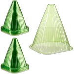 Cnes de forage, lot de 48, accessoire plantes, protection contre escargot et oiseaux, pvc, cloche, ...