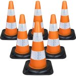 Cone de signalisation routi�re, pour la maison et l'entreprise, c�nes d'interdiction de stationner robustes ...