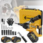 Conentool cl� � chocs sans fil 1000n. m 21v avec 2 batteries 4000mah ? moteur brushless ? vitesse variable ...