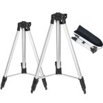 Trépied pour niveau laser, pour laser rotatif et perche télescopique réglable, avec sac de transport, ... Trépied pour niveau laser, pour laser rotatif et perche télescopique réglable, avec sac de transport, ...