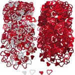 Confettis mariage 30 g, paillettes color�es, d�coration table, anniversaire / saint - valentin / fian�ailles ...
