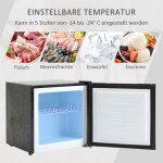 Cong�lateur mini bar 35 l 161w avec contr�le de temp�rature 5 niveaux de - 24�c � - 14�c, pour bureau, ...