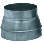 R�duction conique en acier galvanis�, raccordement d 315 / 125 mm s&p (unelvent) 864333