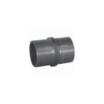 Connecteur acier droit pour main courante �42, 4mm - longueur 56mm �paisseur 2mm - � coller deco fer ...