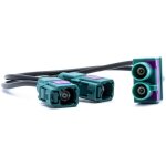 Connecteur adaptateur d'antenne 2xfakra - 2xfakra pour audi, mercedes, bmw, vw, opel, peugeot, renault ... Connecteur adaptateur d'antenne 2xfakra - 2xfakra pour audi, mercedes, bmw, vw, opel, peugeot, renault ...