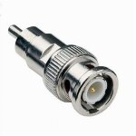 Connecteur adaptateur de surveillance vid�o maxtech c - bnc10 bnc m�le vers rca m�le