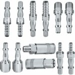 Connecteurs d'air, 12 raccords d'air, raccords de tuyau d'air bsp de 6, 35 mm pour tuyau de 6, 8 et 10 ... Connecteurs d'air, 12 raccords d'air, raccords de tuyau d'air bsp de 6, 35 mm pour tuyau de 6, 8 et 10 ...