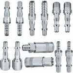 Connecteurs d'air, 12 raccords d'air, raccords de tuyau d'air bsp de 6, 35 mm pour tuyau de 6, 8 et 10 ... Connecteurs d'air, 12 raccords d'air, raccords de tuyau d'air bsp de 6, 35 mm pour tuyau de 6, 8 et 10 ...
