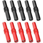Connecteur banane femelle � femelle isol� de 4mm, adaptateur coupleur pour test �lectrique d'extension ...