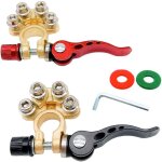 Connecteur de borne de batterie de voiture � d�gagement rapide positif et n�gatif battery terminal - ...