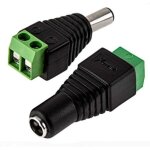 Connecteur jack m�le / femelle pour ruban led