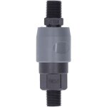 Connecteur pneumatique rapide type c plastique acier autobloquant tuyau pu 1 4 pouce 10 pieces