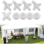 Connecteurs de tente 5 pi�ces + 4 pi�ces pi�ces de rechange pour abri ext�rieur, camping et maison