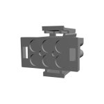 Te connectivity botier pour contacts mles srie universal - mate - n - lok nbr total de ples 6 pas: ...