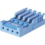 Te connectivity - botier femelle pour cble srie ampmodu he13 nbr total de ples 4 pas: 2. 54 mm 281784 ...