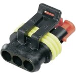 Bo�tier femelle pour c�ble s�rie amp - superseal 1. 5mm te connectivity 282087 - 1 nbr total de p�les ...