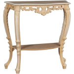 Biscottini - console en bois , finition brute fabrique en italie
