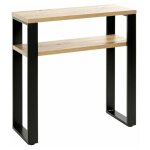 Paris prix - console design 'felicita' 75cm noir & chne