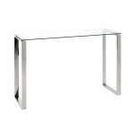 Paris prix - console design 'hytin' 120cm argent