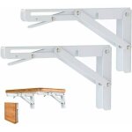 Console pour �tag�re lot de 2 equerre etagere 250mm, support console pliable, acier inoxydable equerre ...