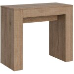 Console extensible bois clair 12 personnes 40  302 cm madone
