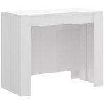 Pegane - console extensible coloris blanc brillant - dim : 77 x 90 x 54 - 239 cm Pegane - console extensible coloris blanc brillant - dim : 77 x 90 x 54 - 239 cm