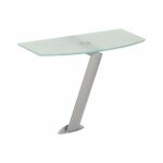 Console murale design 'ise' 50cm transparent