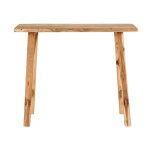 House nordic - console en teck l90cm - bois clair - girona