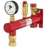 Console de vase d'expansion de chauffage central flexconsole plus avec soupape de scurit 3 bars, manomtre ...