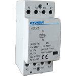 Hyundai ? contacteur 25a 2no + 2nc ac 230v ? courant jusqu'� 40a ? tension jusqu'� 400v ? fr�quence 50hz ...