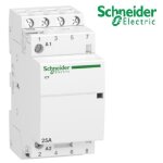 Schneider electric - contacteur modulaire ict50 - 25 - 40 - 230 25a 4no 50hz 220 / 240 vac