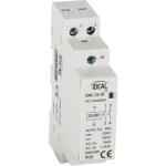 Contacteur modulaire 1 module ? 230v ac ? 25a ? rail th35 ? blanc Contacteur modulaire 1 module ? 230v ac ? 25a ? rail th35 ? blanc