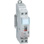Contacteur de puissance cx� bobine 230v 2 p�les 250v 25a contact 2f 1 module legrand 412544