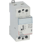 Legrand - contacteur de puissance cx bobine 230v 2 ples 250v 63a contact 2o 2 modules 412548