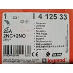 Contacteur de puissance cx bobine 230v sans commande manuelle 4p 400v 25a contact 2o + 2f 2 modules (412533) ... Contacteur de puissance cx bobine 230v sans commande manuelle 4p 400v 25a contact 2o + 2f 2 modules (412533) ...
