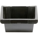 Conteneur de stockage noir l 204 x 340 x 155 78834 vorel