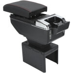 Conteneur universel de bo�te d'accoudoir de console centrale de voiture r�glable avec l'interface d'usb ...