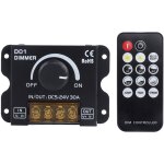Contrleur de gradation d'clairage  bouton sans fil  2 canaux led dc5v24v avec tlcommande